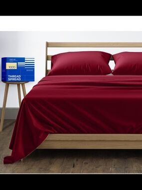 Egyptian Cotton Sheets King Size - 1000 Series High Thread Count Cotton